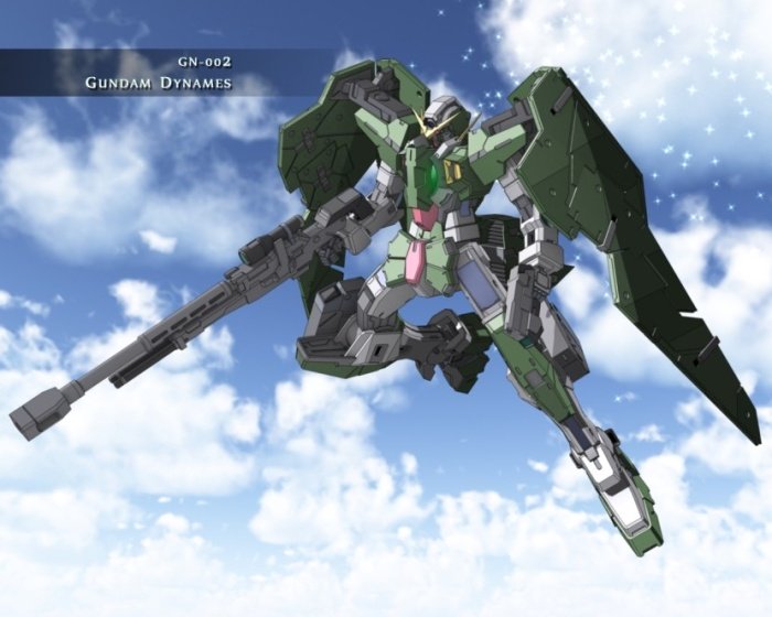 Really, I wanted to resume showing the background of the Gundam 00 Movie, 